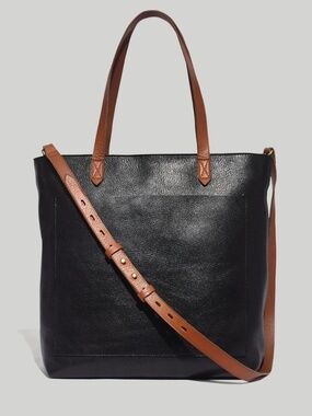 The Zip-Top Medium Transport Tote - True Black Brown